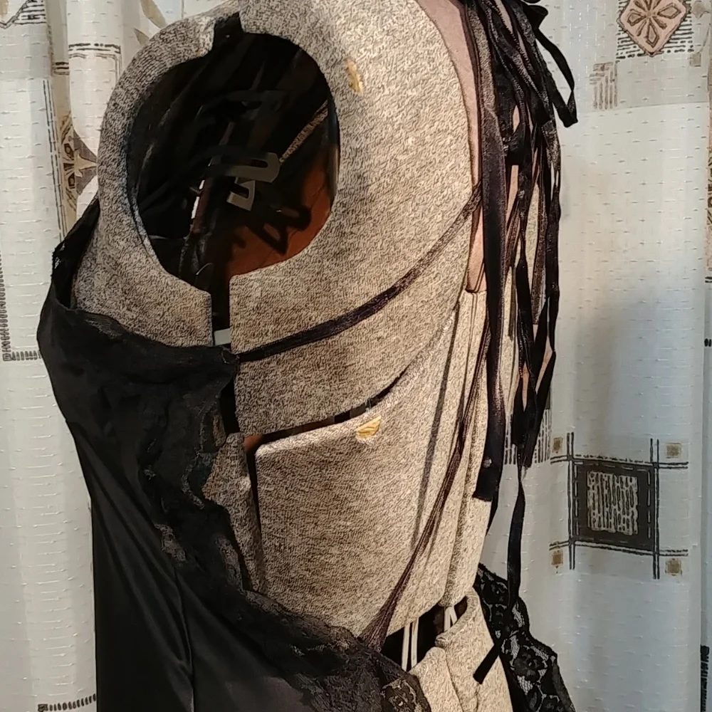 My My My Black Satin Nightie - Picture 4 of 7